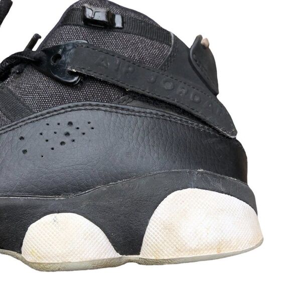 Rare 2016 Air Jordan 6 Rings GS 'Black' Size 5 - Picture 8 of 16